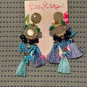 Lilly Pulitzer Chunky Fun Blur Earrings